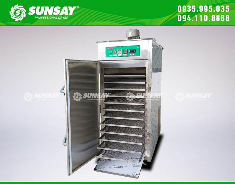 Máy sấy lạnh với nhiều khay sấy đáp ứng nhu cầu của khách hàng