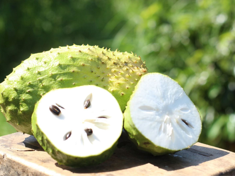 Mãng cầu xiêm nguyên liệu để làm trà