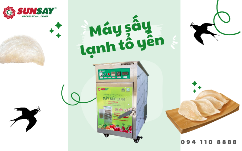 Máy sấy lạnh tổ yến