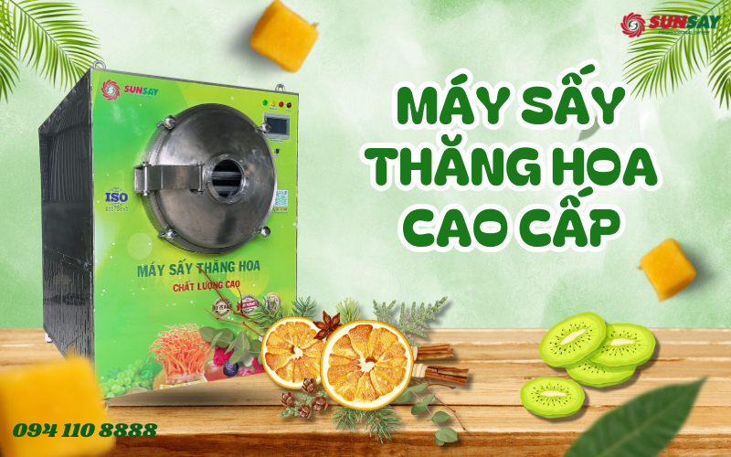 Máy sấy thăng hoa cao cấp SUNSAY