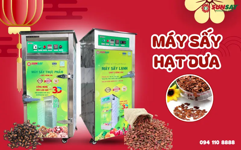 Máy sấy hạt dưa