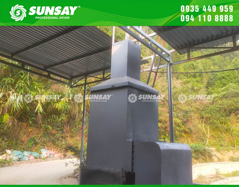 Máy sử dụng hệ thống lò đốt giúp tối ưu hóa chi phí sản xuất