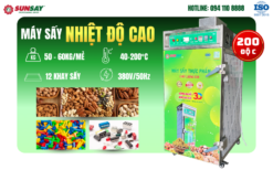 Máy sấy nhiệt cao 12 khay - Tiên phong công nghệ sấy, đầu tư hiệu quả